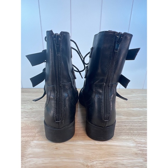 CHARLOTTE RUSE motto combat boot buckles size 7 - Picture 3 of 6